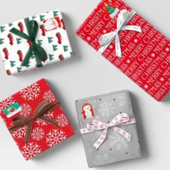 50ct Christmas Peel And Stick Gift Tags Merry/Joy/Snow - Wondershop™