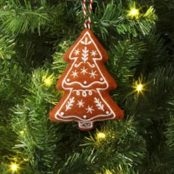 Christmas Fabric Gingerbread House Ornament - Wondershopâ˘