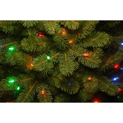 National Tree Company Pre-lit Feel Real Downswept Douglas Fir Artificial Christmas Tree With Dual Color LED Lights - Image 2