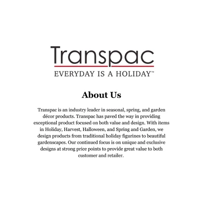 Transpac 12.5 In Multicolored Light Up Snow Cove Christmas Decor Set Of 2 Wooden Decorative Objects