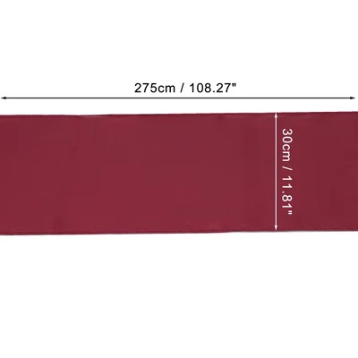 Unique Bargains Table Runner 108.27"L X 11.81"W Wine Red 1 Pc - Image 3