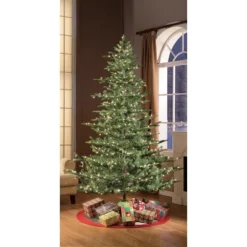 7.5ft Pre-lit Artificial Christmas Tree Full Alaskan Fir