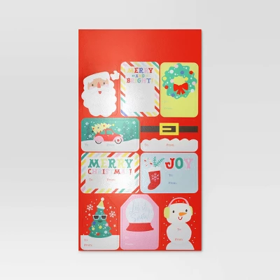 50ct Christmas Peel And Stick Gift Tags Merry/Joy/Snow - Wondershop™ - Image 2
