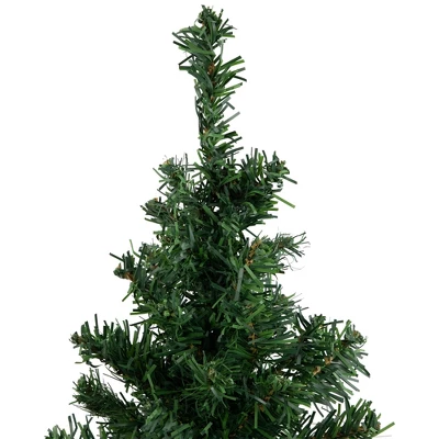 Northlight 1.5 FT Unlit Artificial Christmas Tree Mixed Green Pine In Burlap Base - Image 2