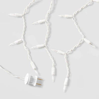 300ct Incandescent Mini Christmas Icicle Lights With White Wire - Wondershop™ - Image 4