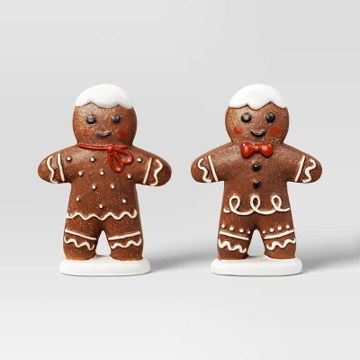 2pk Christmas Ceramic Gingerbread Decor - Wondershop™ - Image 5