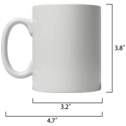 Crazy Dog Permanently On The Naughty List Mug Funny Christmas Holiday Coffee Cup - 11oz