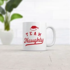 Crazy Dog Team Naughty Mug Funny Xmas Santas Bad List Novelty Cup-11oz