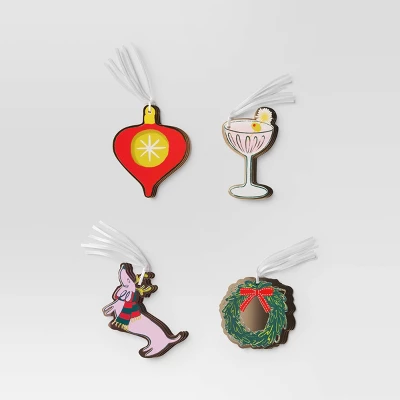 16ct Christmas Tie-On Gift Tags Festive Prints - Wondershop™ - Image 2