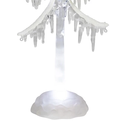 Northlight LED Lighted Acrylic Icicle Tree With Cardinals Christmas Decoration - 14" - Image 7