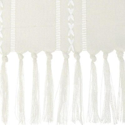 Unique Bargains Dining Party Holiday Tassels Braided Boho Table Runner 1 Pack - Image 2