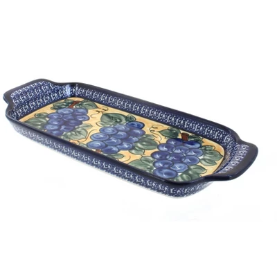 Blue Rose Polish Pottery 1282 Zaklady Bread Tray - Image 6