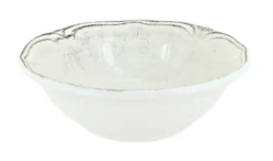 Blue Rose Polish Pottery Country Chic Dessert Bowl