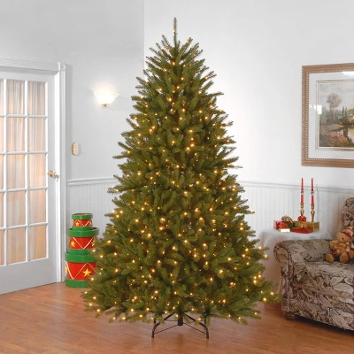 National Tree Company Pre-Lit Full Dunhill Fir Artificial Christmas Tree Clear Lights - Image 4