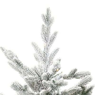 Northlight Real Touch™ Pre-Lit B/O Tamarack Pine Artificial Christmas Tree With Burlap - 2' Warm White LED - Image 2