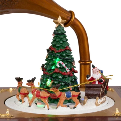 Northlight LED Lighted And Musical Gramophone Animated Christmas Decoration - 14" - Image 5