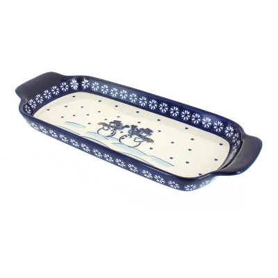 Blue Rose Polish Pottery 1282 Zaklady Bread Tray - Image 5