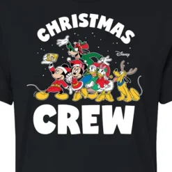 Women's - Disney - Christmas Crew Cropped Graphic T-Shirt