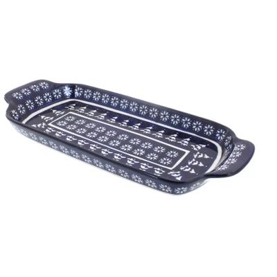 Blue Rose Polish Pottery 1282 Zaklady Bread Tray - Image 14