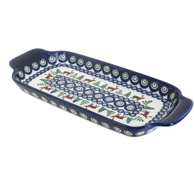 Blue Rose Polish Pottery 1282 Zaklady Bread Tray - Image 12