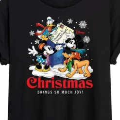 Women's - Disney - Christmas Brings So Much Joy Oversized Graphic T-Shirt