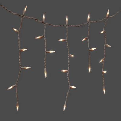 300ct Incandescent Mini Christmas Icicle Lights With White Wire - Wondershop™ - Image 5