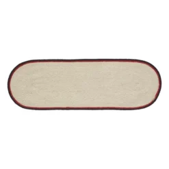 Jolly Ole Santa Jute Oval Runner 12x36 Vhc Brands