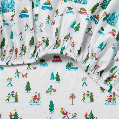 Christmas Cotton Sateen Sheet Set - Wondershop™ - Image 3