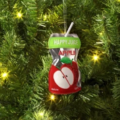 Christmas Fabric Juice Ornament Apple - Wondershopâ˘
