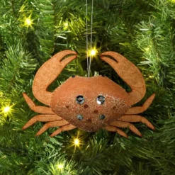 Christmas Fabric Crab Ornament - Wondershopâ˘