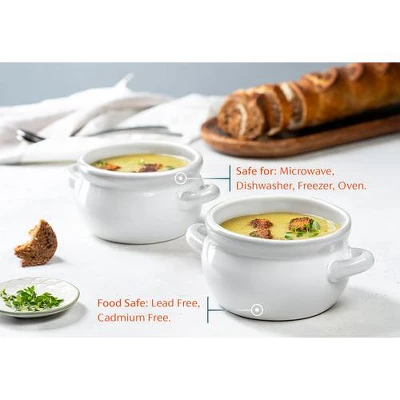 French Onion Soup Crocks, 18 Oz, Set Of 4 - Image 2