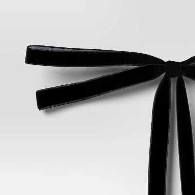 4ct Faux Velvet Fabric Christmas Decorative Bow - Wondershop™ - Image 2