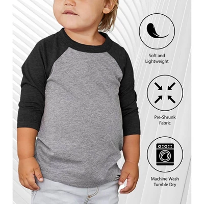 Boys' - Disney - Mickey Skating Christmas Raglan Graphic T-Shirt - Image 3