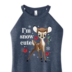 Women's - Disney - Christmas - I'm Snow Cute Graphic High Neck Tank