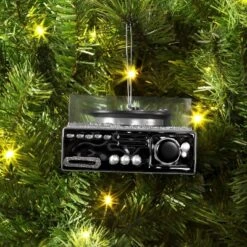 Christmas Silver Record Player Ornament - Wondershopâ˘
